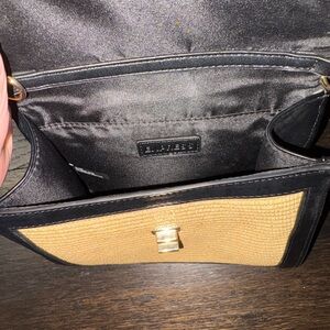 Express Black and Tan Clutch